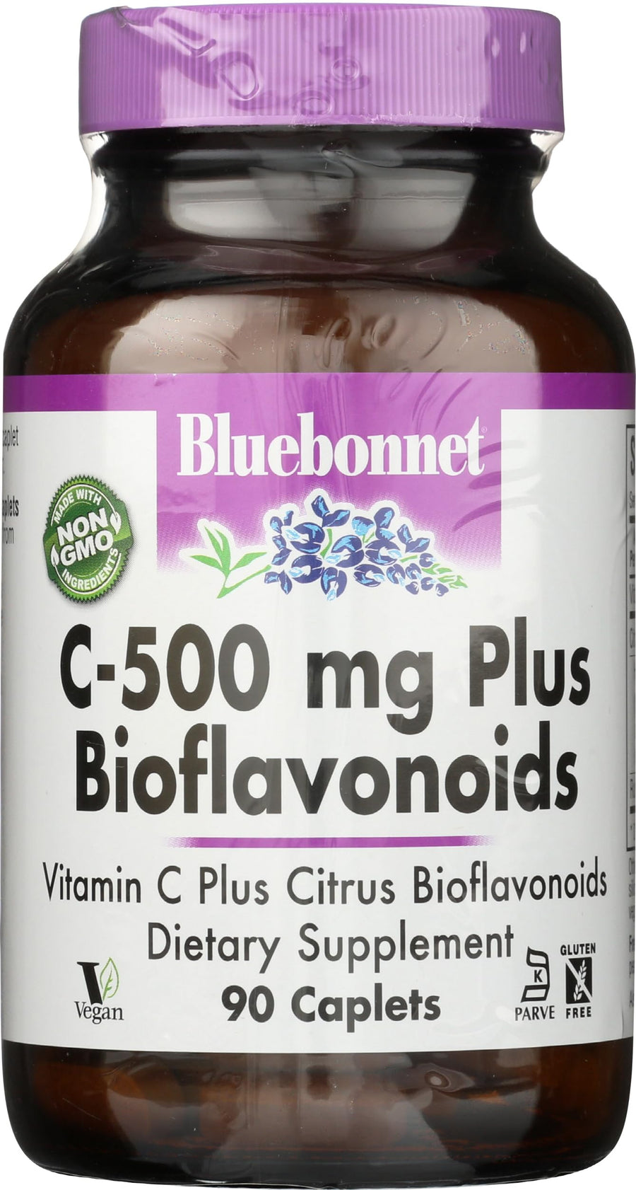 Vitamin C 500 mg Plus Bioflavonoids Caplets, 90 Count (743715005228)