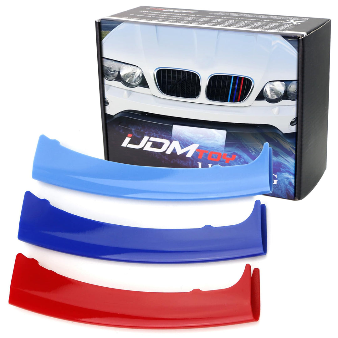 Exact FitM-Color Grille Insert Decoration Trims Compatible with 1999-2003 BMW E53 X5 Pre-LCI w/ 8 Beam Kidney Grill