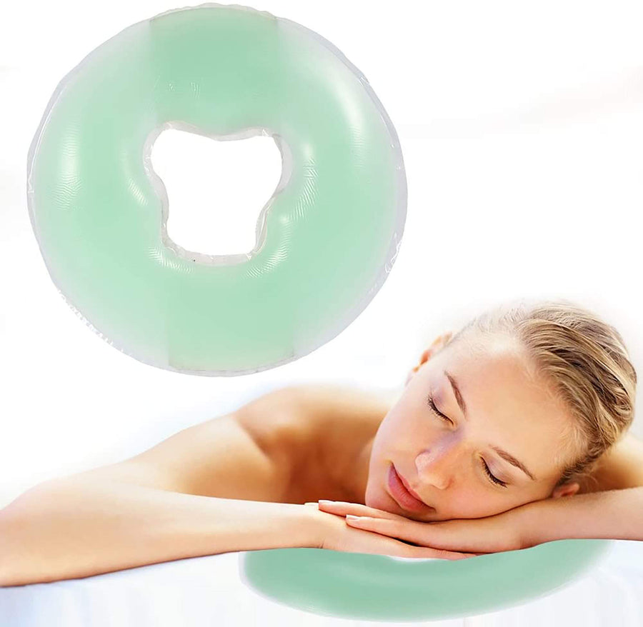 Silicone Pillow Soft Massage Face Relax Pillow Headrest, SPA Beauty Salon Skin Care Soft Overlay Face Relax Weigh Cushion Pad,Salon Care Cushion Silicon Facial Relax Head Cradle