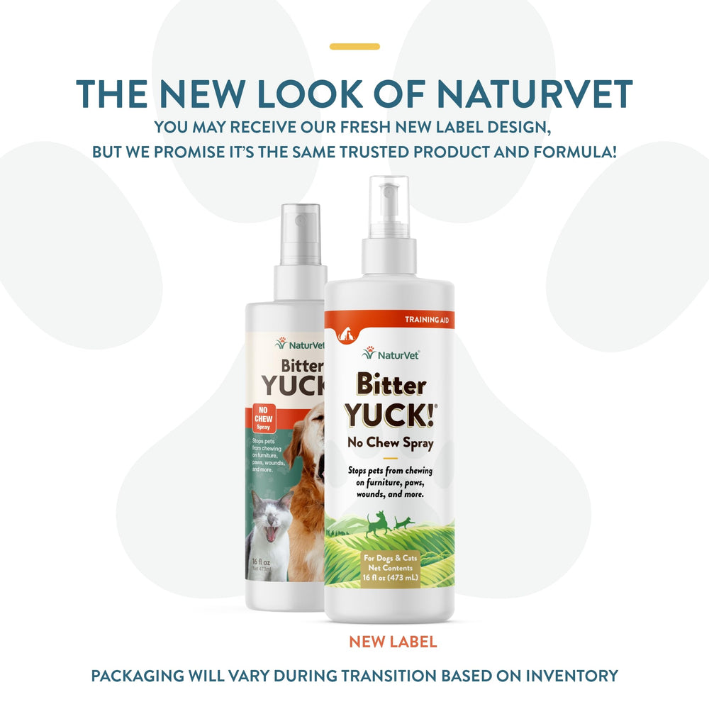 Bitter Yuck! No Chew Spray for Dogs, Cats, and Horses Pet Training Spray, Liquid, Made in The USA, 16 Ounce