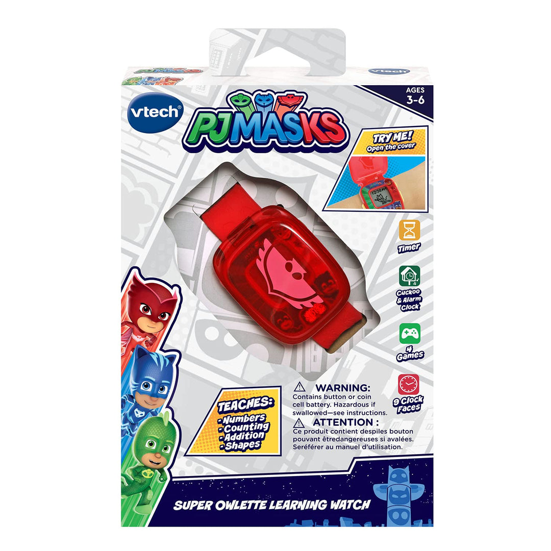PJ Masks Super Owlette Learning Watch, Red