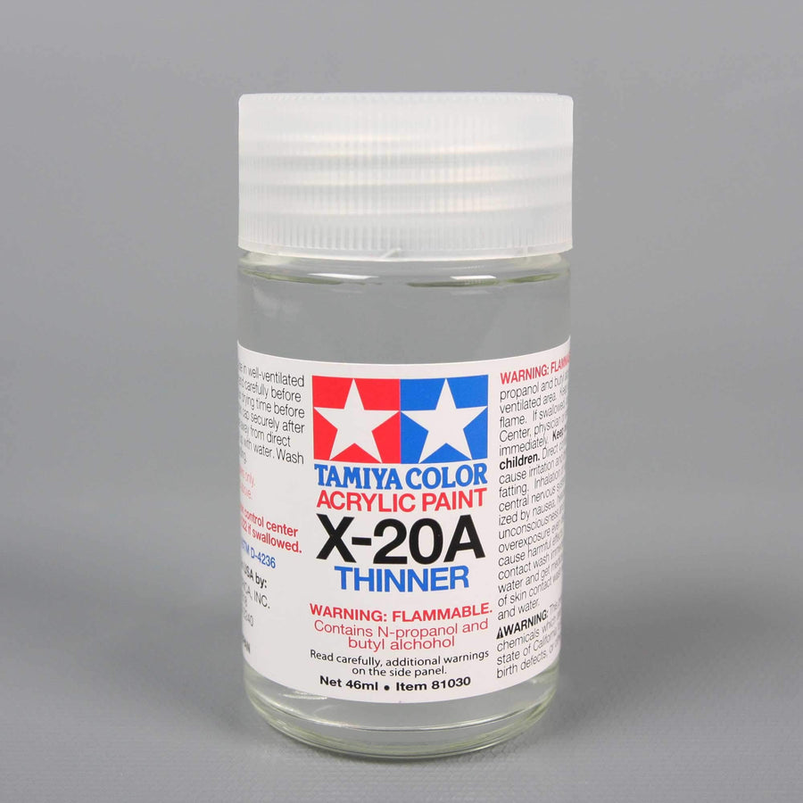 Tamiya America, Inc Acrylic/Poly Thinner X20A 46Ml, TAM81030