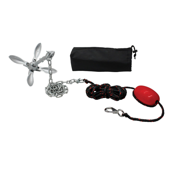3006.6785 BoatTector Complete Deluxe Grapnel Anchor Kit for Small Boats, Kayaks, PWC, Jet Ski, Paddle Boards, etc. - 3.5 lbs.