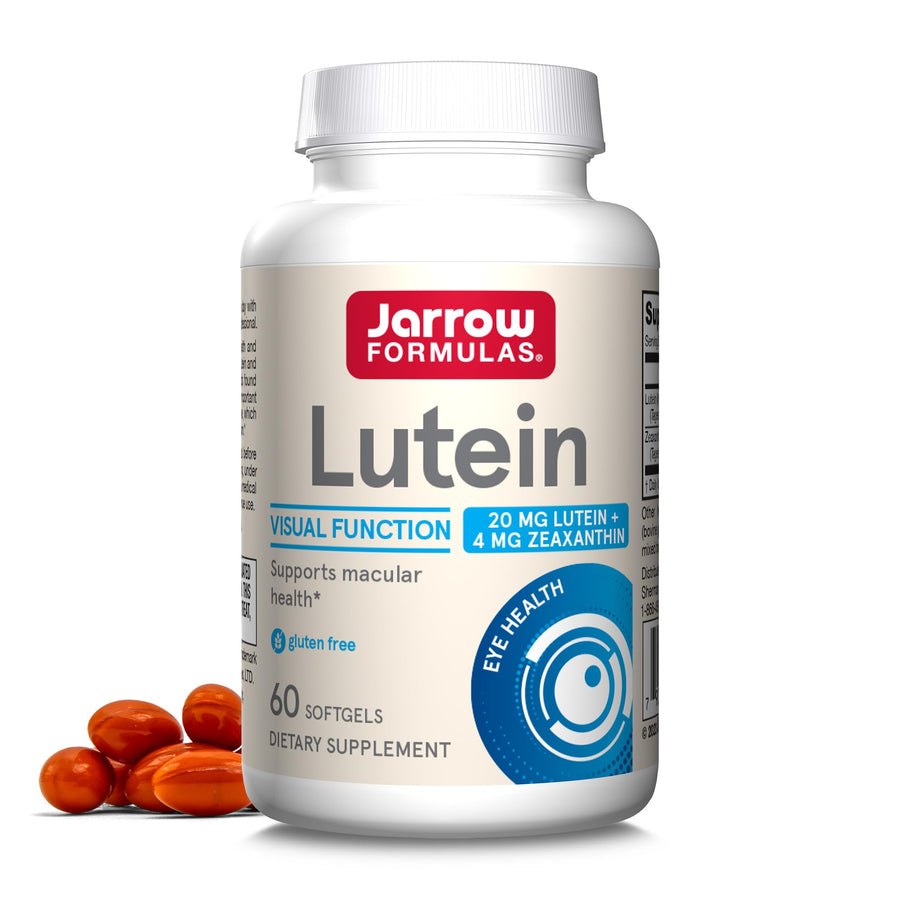 Lutein 20 mg With Zeaxanthin, Dietary Supplement for Visual Function and Macular Health Support, 60 Softgels, 60 Day Supply