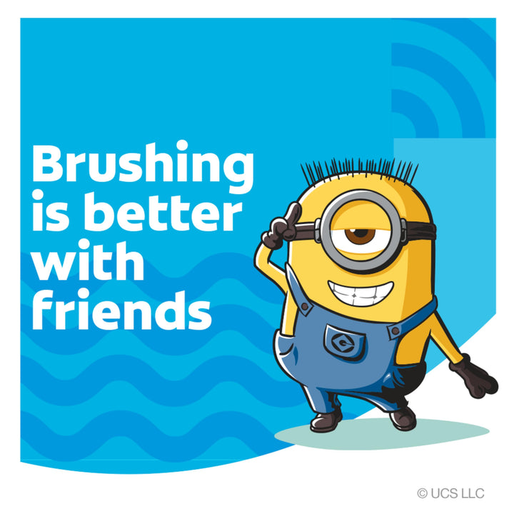 Kids Toothbrush with Extra Soft Bristles, Minions - 4 Count