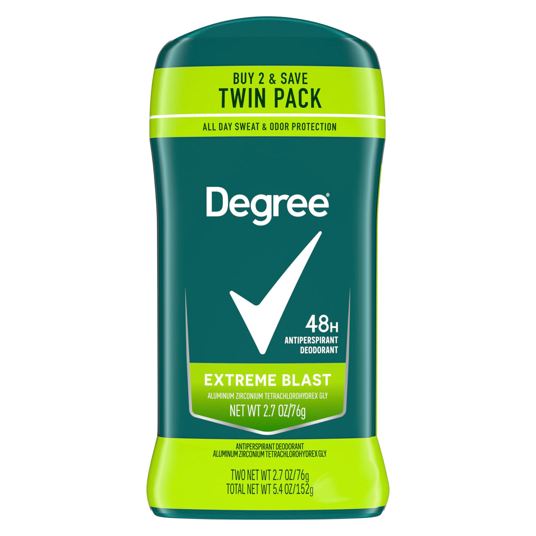 Original Protection Antiperspirant Deodorant Extreme Blast Twin Pack 48-Hour Sweat and Odor Protection Antiperspirant For Men 2.7 oz