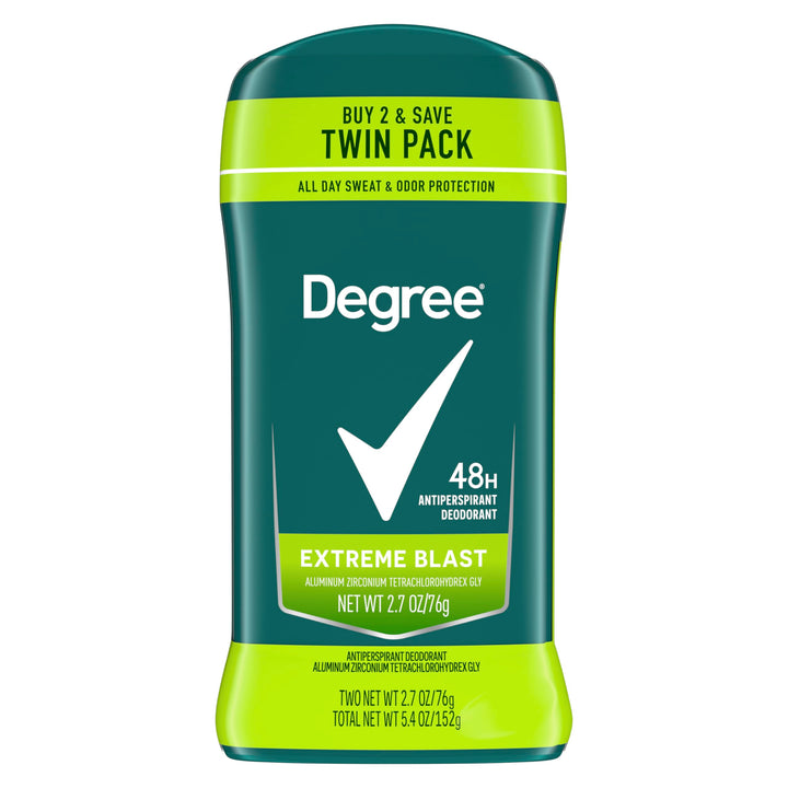 Original Protection Antiperspirant Deodorant Extreme Blast Twin Pack 48-Hour Sweat and Odor Protection Antiperspirant For Men 2.7 oz