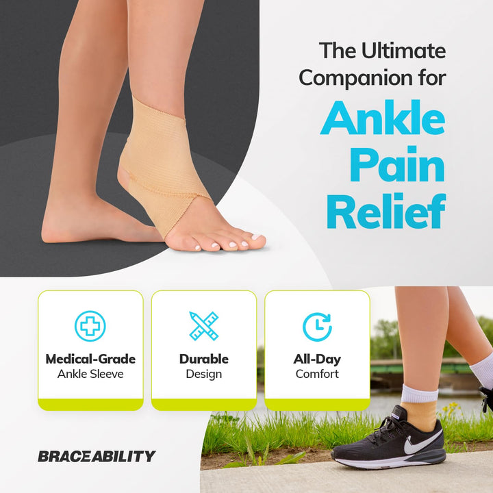 Kids Elastic Ankle & Foot Sleeve-S