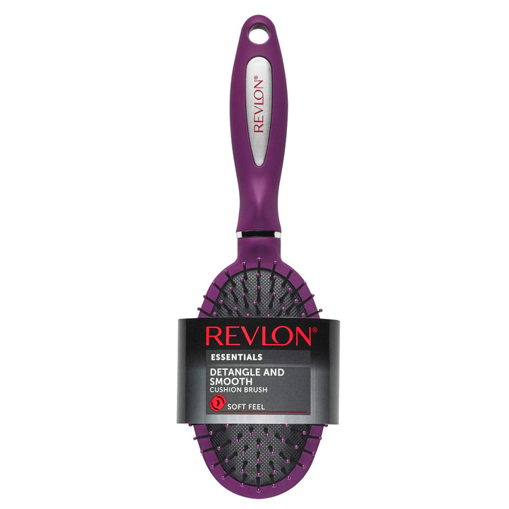 Revlon Detangle & Smooth Black Cushion Hair Brush