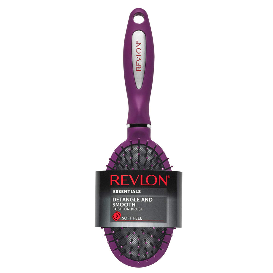 Revlon Detangle & Smooth Black Cushion Hair Brush
