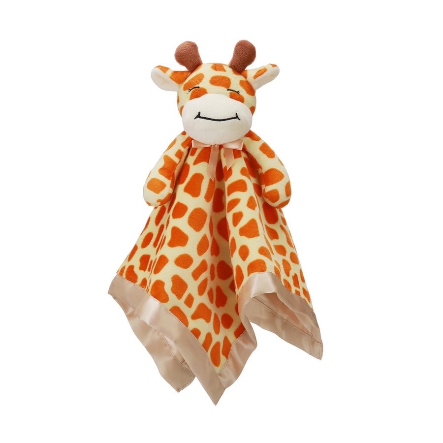 Giraffe Loveys for Babies Soft Security Blanket Snuggle Toy Stuffed Animal Blanket Unisex Baby Lovie Baby Gifts for Infant and Toddler 16 Inch
