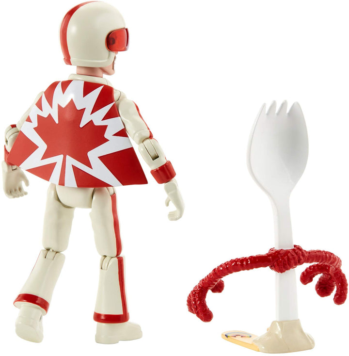 Disney Pixar Toy Story 4 Storytelling 2-Pack with 3nin Tall Forky and 5.9 in Tall Duke Caboom Posable Figures