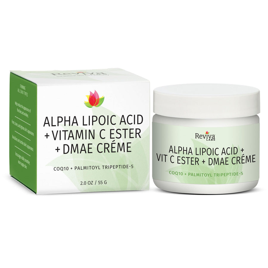 Alpha Lipoic Acid Vitamin C Ester and DMAE Cream -- 2 oz