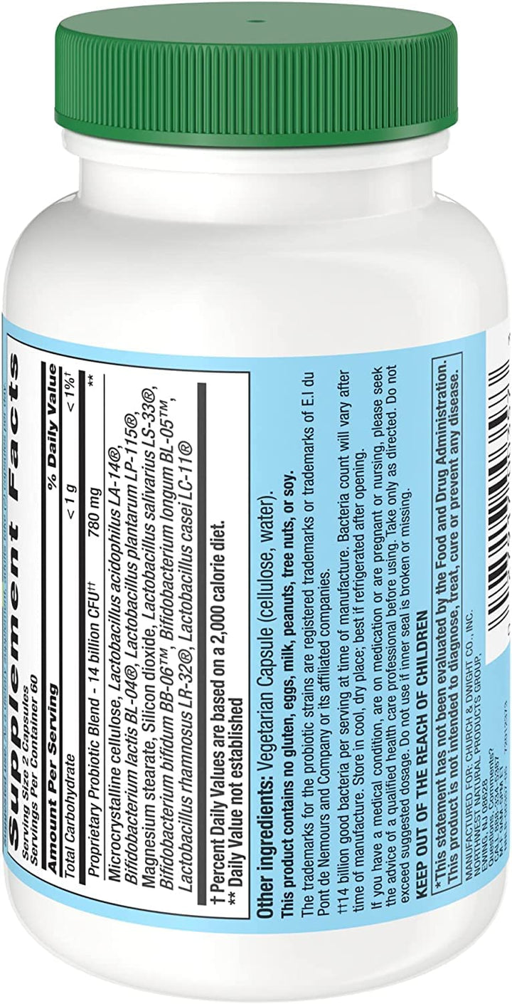 PB8 Pro-Biotic Vegetarian Acidophilus - Pack of 3 - 120 Capsules Each