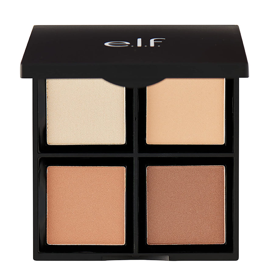 CosmeticsContour Palette, 4 Powder Shades Bronzer & Shader, LightorMedium, 0.56 Ounce