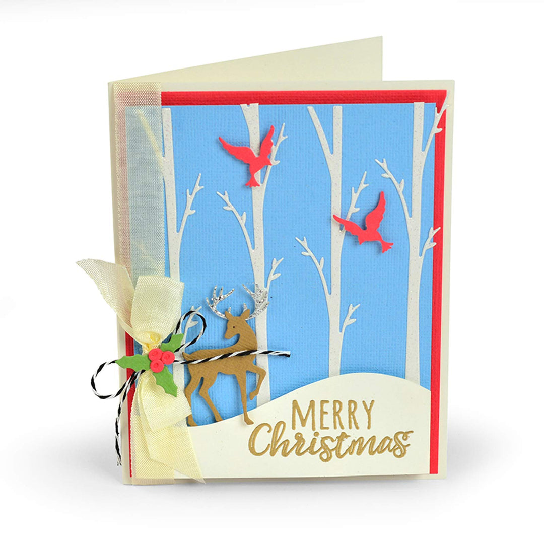Christmas Shadow Box by Courtney Chilson Dies, us:one size, Multicolor