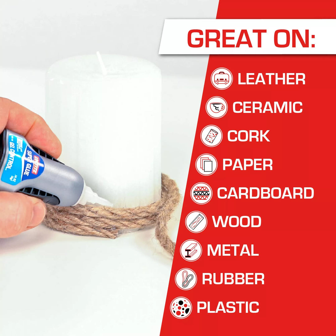 Gel Super Glue, 0.14 oz., Clear (234790)