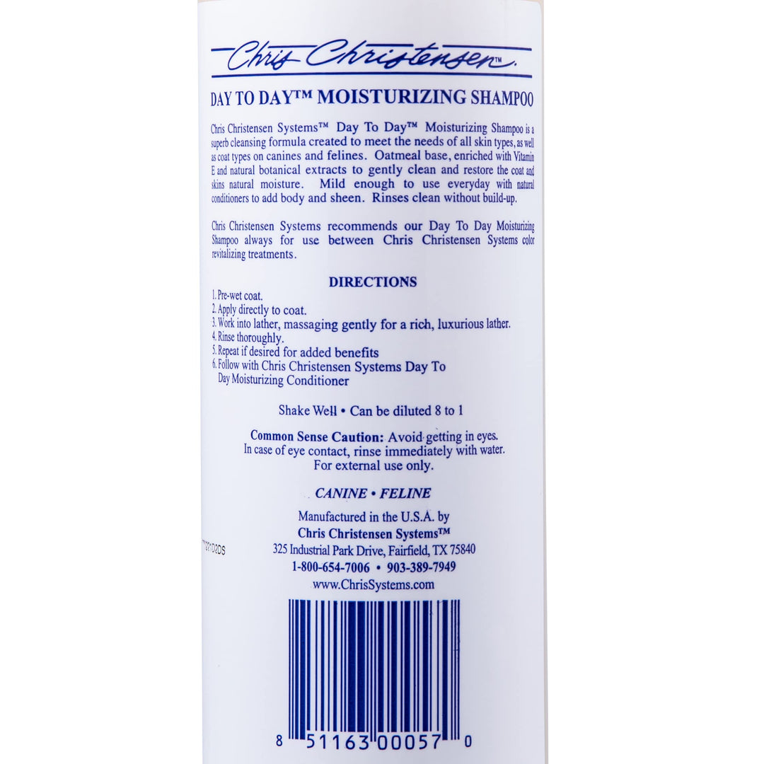 Day to Day Ultra Concentrated Dog Shampoo, Makes up to 8 Bottles, Groom Like a Professional, Moisturizing, All Coat Types, for Daily Use, Made in USA, 16oz
