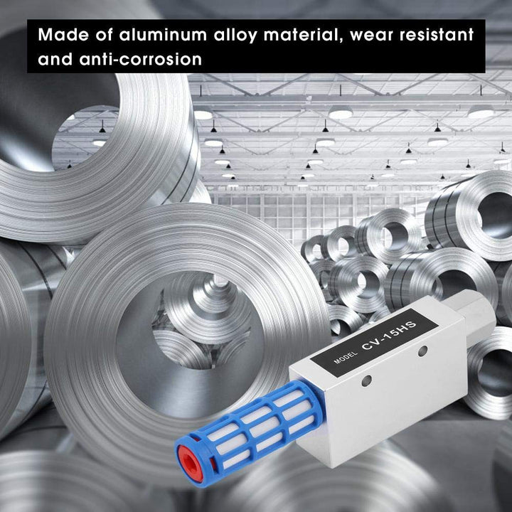 Air Ejector Fitting Aluminum Alloy Vacuum Generator CV-15HS Negative Pressure Generator Pneumatic Exhaust Compact with