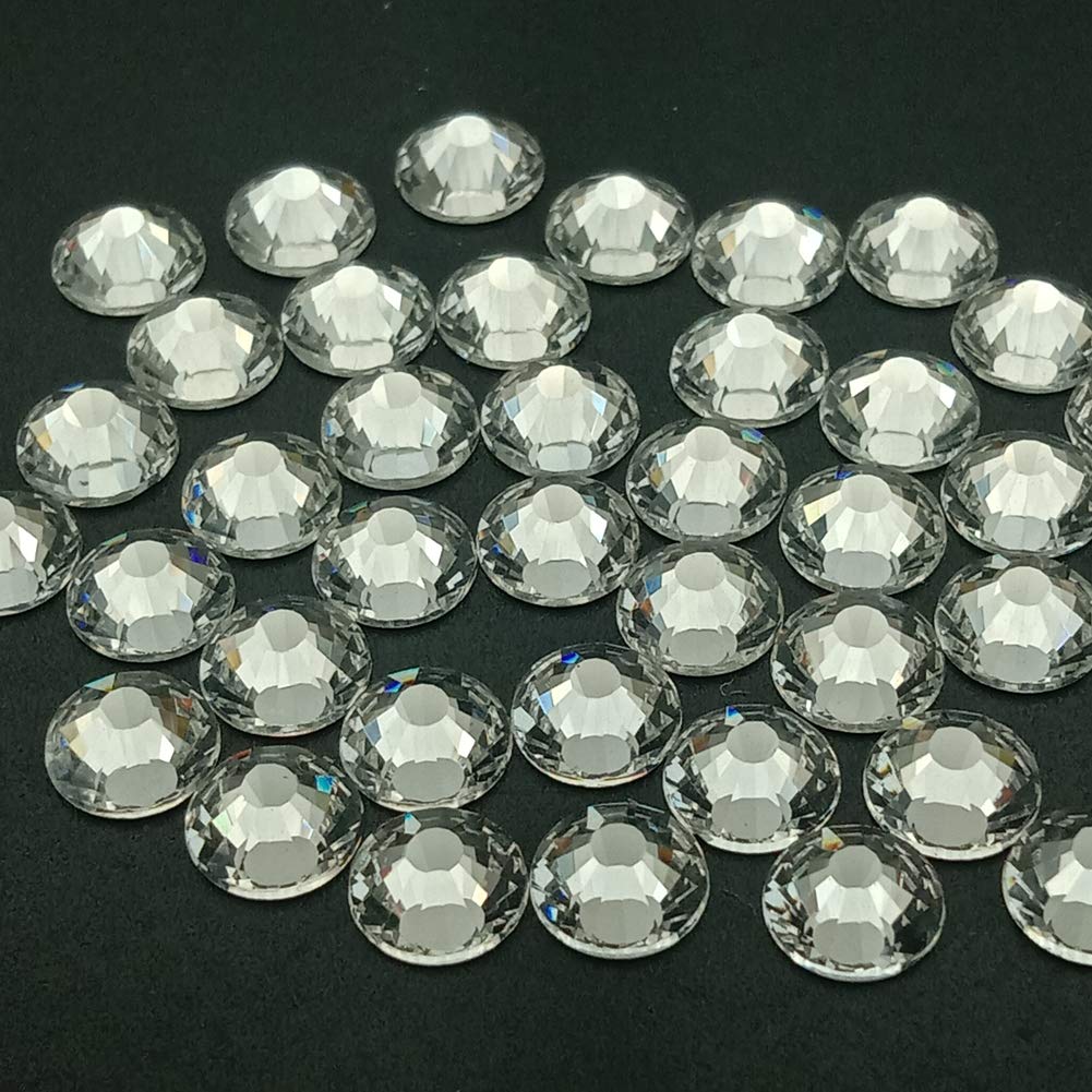 1.8mm Small Crystals Flatback Glass Rhinestones for Nails Craft Shiny No Dull Round Stones Gems Sparkly Diamond SS5 2880pcs