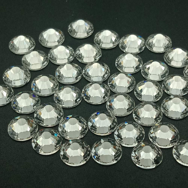 1.8mm Small Crystals Flatback Glass Rhinestones for Nails Craft Shiny No Dull Round Stones Gems Sparkly Diamond SS5 2880pcs