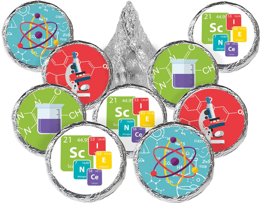 Distinctivs Science Party Favor Stickers, 324 Count