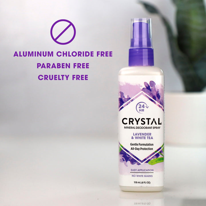 Lavender and White Tea Body Spray - 4 oz - Liquid (Pack of 2)