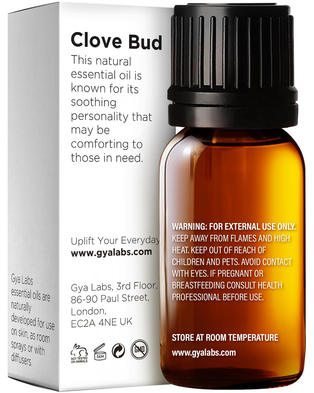 Clove Oil for Oral Care - 100% Natural Clove Essential Oil for Oral Care - Clove Oil for Teeth Gums Hair Skin & Candle Making - Earthy Spicy Scent (0.34 Fl Oz)