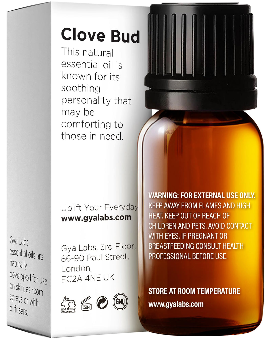 Clove Oil for Oral Care - 100% Natural Clove Essential Oil for Oral Care - Clove Oil for Teeth Gums Hair Skin & Candle Making - Earthy Spicy Scent (0.34 Fl Oz)