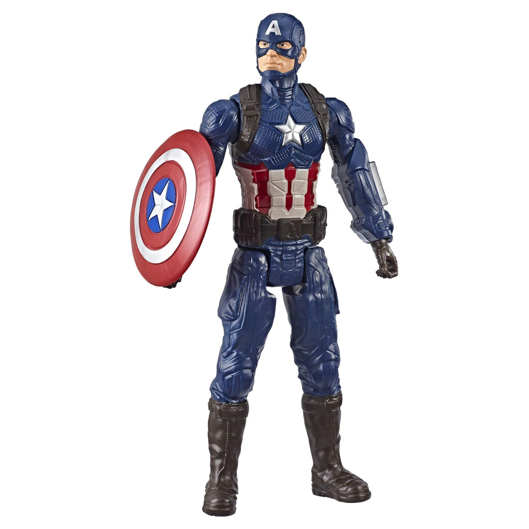 Avengers Endgame Titan Hero Series Captain America 12-Scale Super Hero Action Figure Toy with Titan Hero Power Fx Port