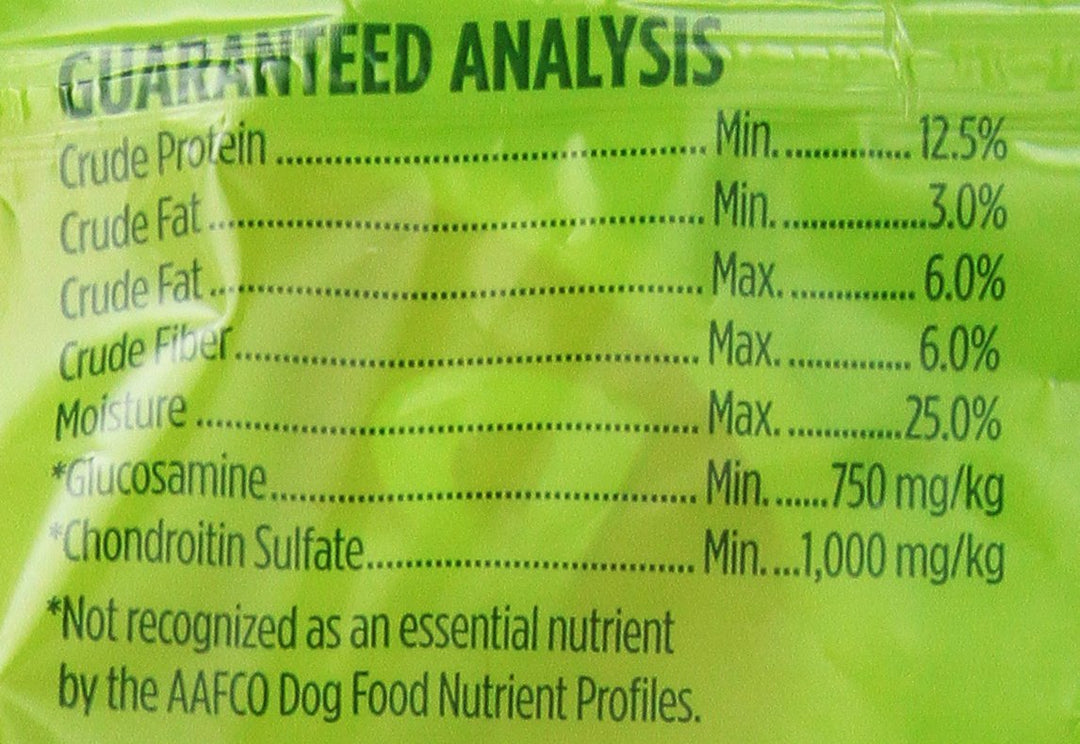Ears Premium Dog Treats, Hip & Joint Peanut Butter Flavor, 36 Count Pouch