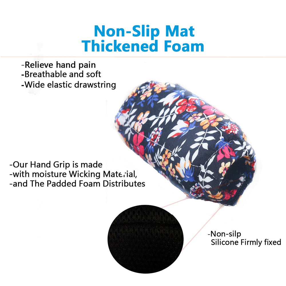 Walker Handle Cover Handle Pads for Adult Soft Cushion Padding for Walker Padded Hand Grip Covers Walker Grips Universal Folding Rolling Crutch pad Hand Walking Arm Crutches Cushions Crutch Covers