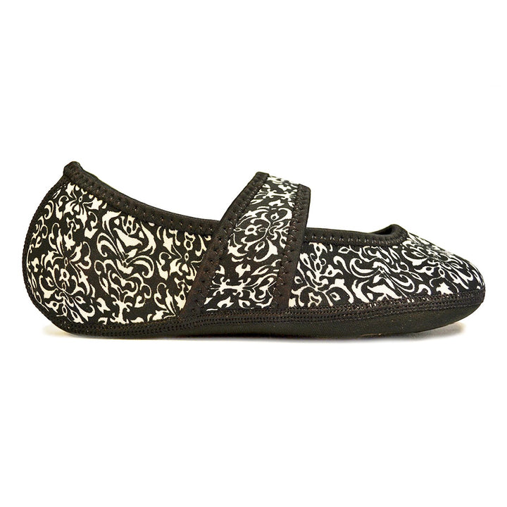 Betsy Lou Fuzzies Women's Shoes, Best Foldable & Flexible Flats, Travel & Exercise Shoes, Dance Shoes, Yoga Socks, Indoor Shoes, Slippers, Small, Midnight