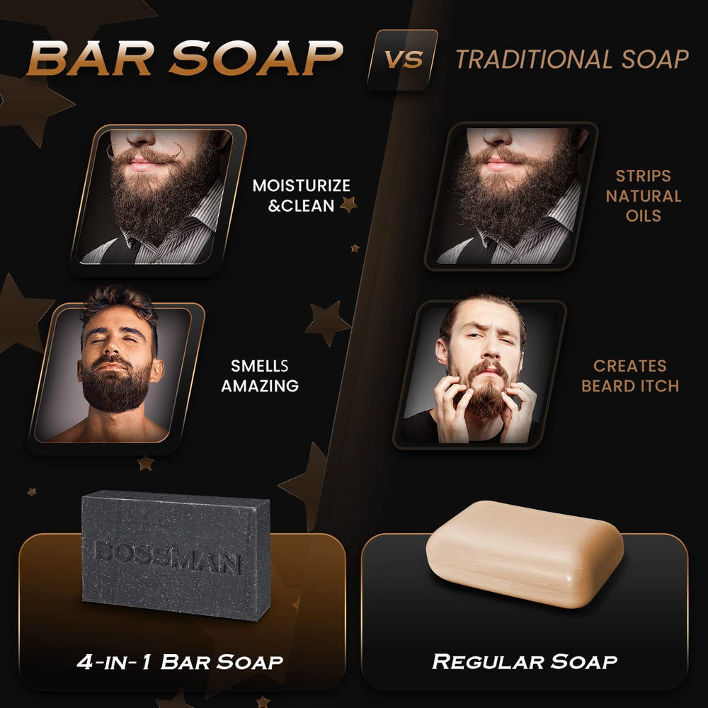 Brands Shampoo Beard Hair & Body Bar Soap