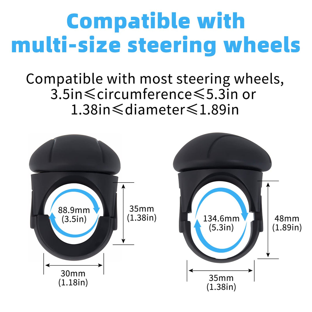 Steering Wheel Knob, Car Power Handle Steering Wheel Spinner for Car/Tractor/Trucks