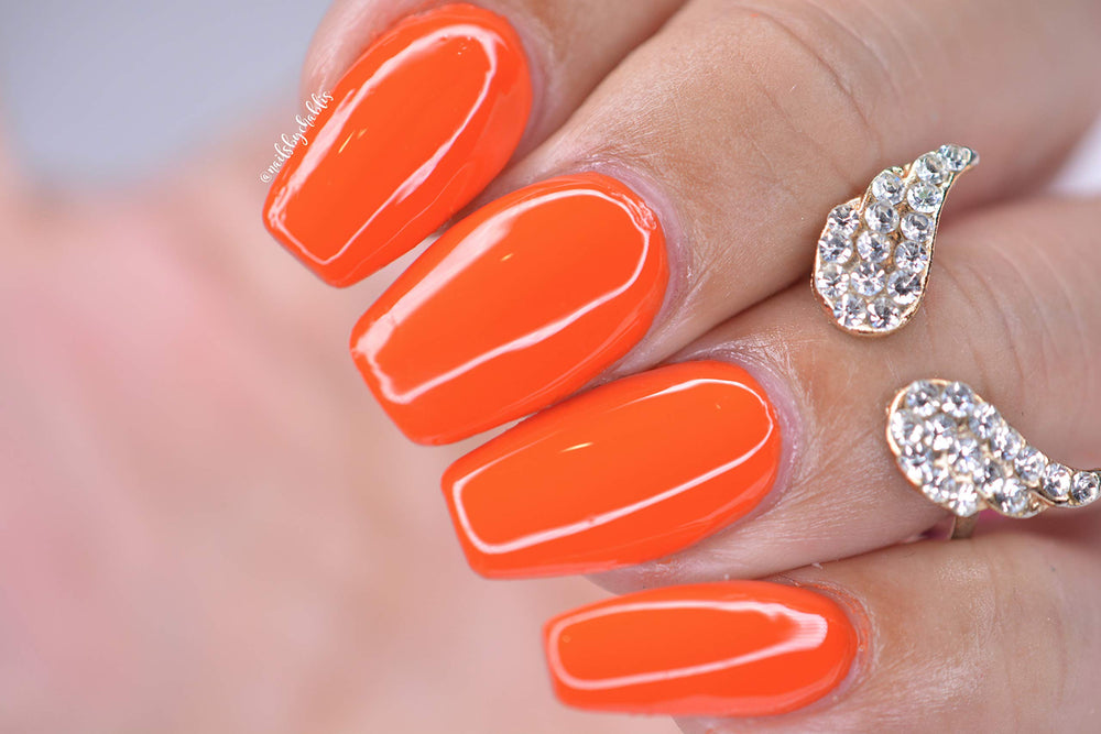Shellac Soak Off UV LED Gel Nail Polish - Orange Sweetie (027) 10ml