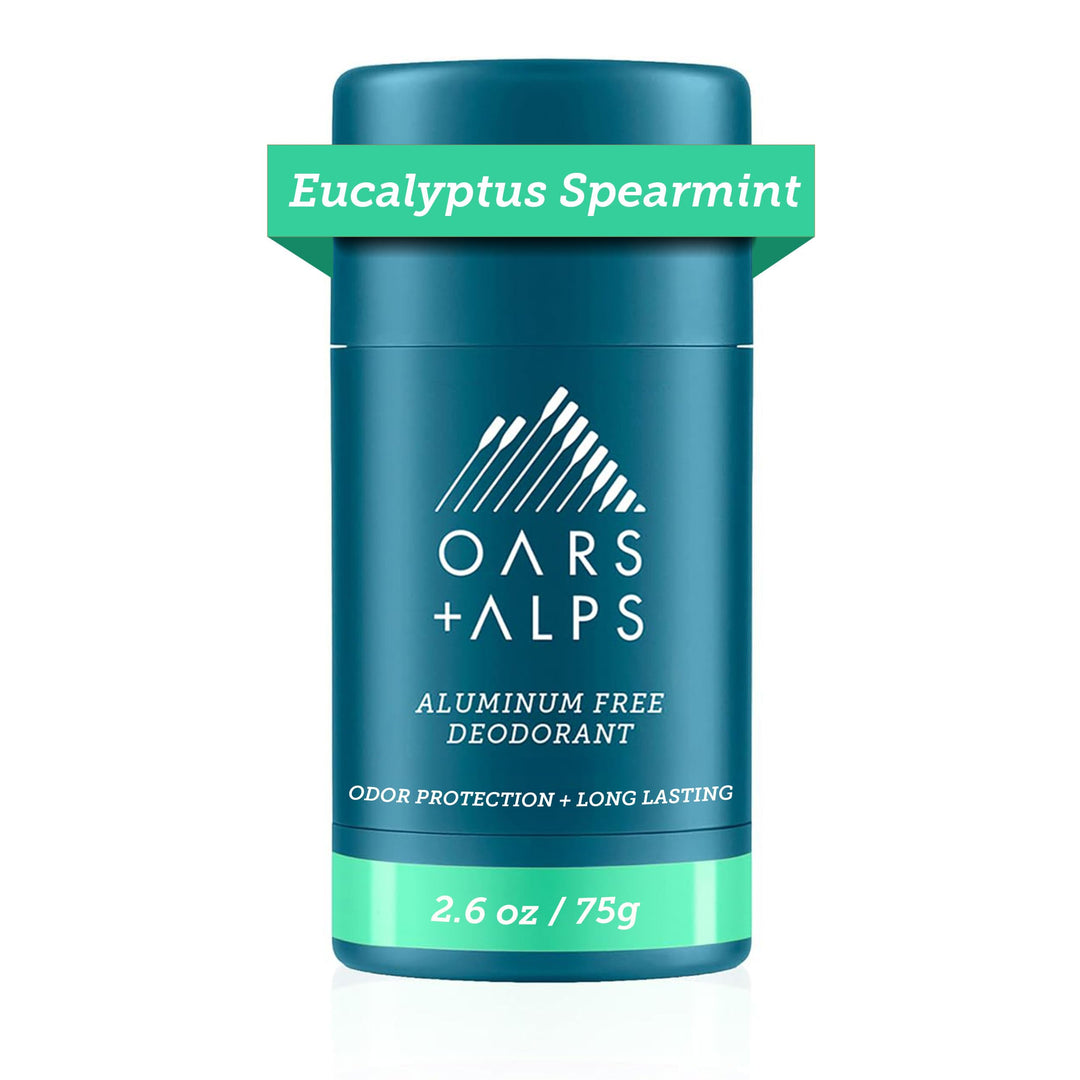 Aluminum Free Deodorant for Men and Women, Dermatologist Tested and Made with Clean Ingredients, Vegan, Travel Size, Eucalyptus Spearmint, 1 Pack, 2.6 Oz