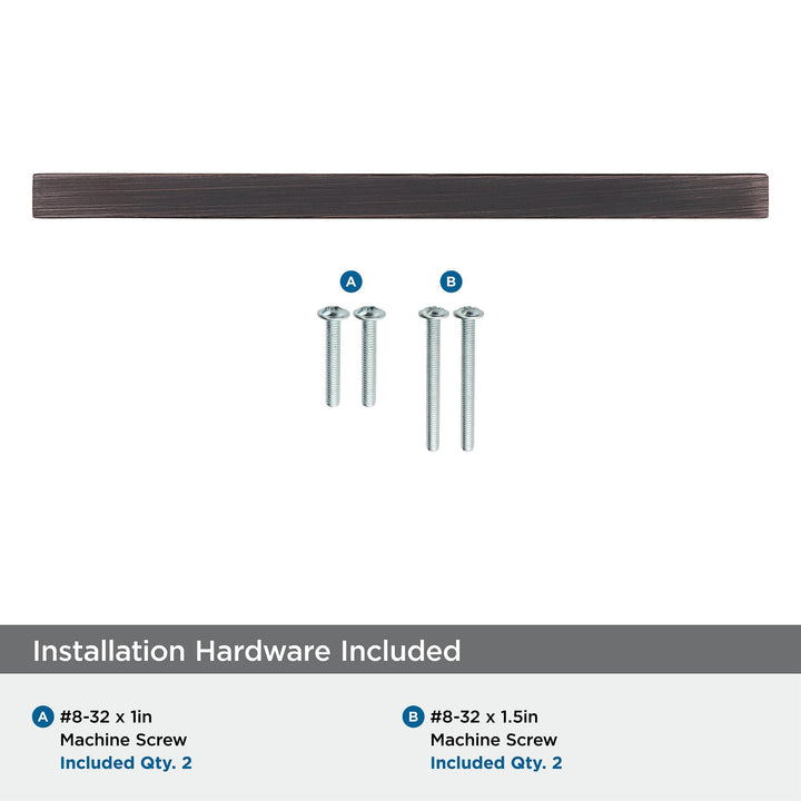 | Cabinet Pull | Oil Rubbed Bronze | 6-5/16 inch (160 mm) Center to Center | Monument | 1 Pack | Drawer Pull | Drawer Handle | Cabinet Hardware