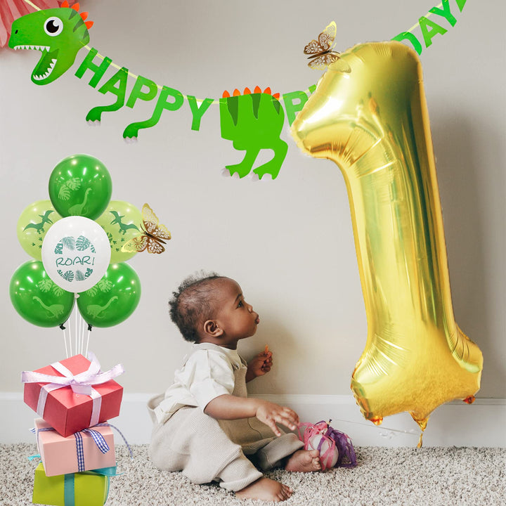 40 Inch Gold Digit Helium Foil Birthday Party Balloons Number 2