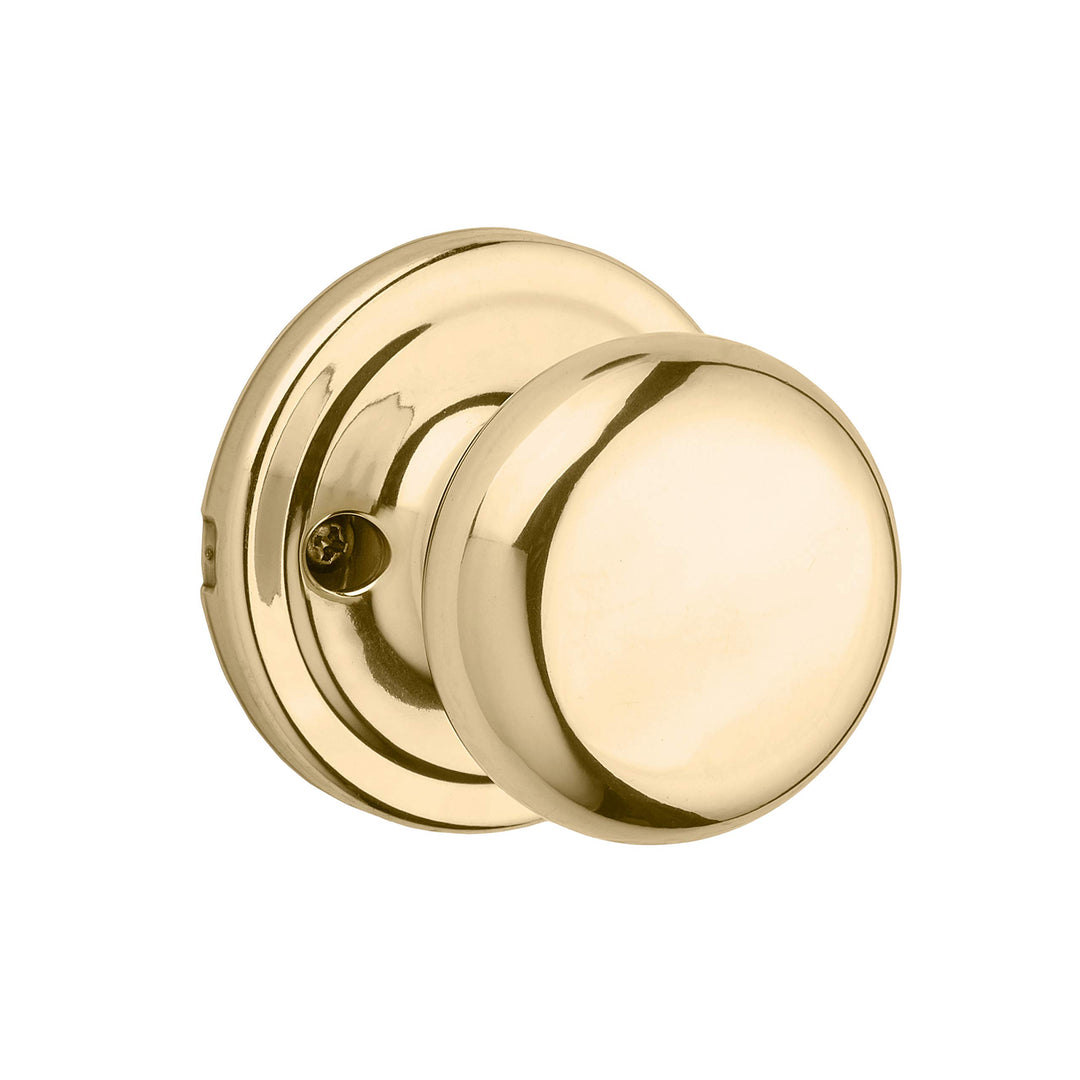 Juno Half-Dummy Knob in Polished Brass