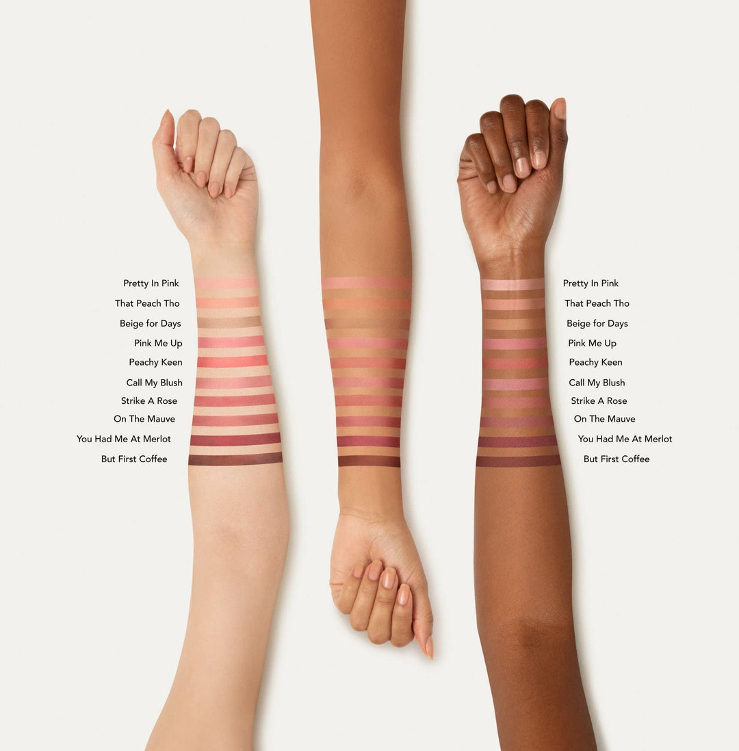 Gen Nude Powder Blush, Mineral-Based Pressed Powder Blush, All Day Wear, Buildable Coverage, Matte Soft Focus Finish, Talc-Free, Vegan