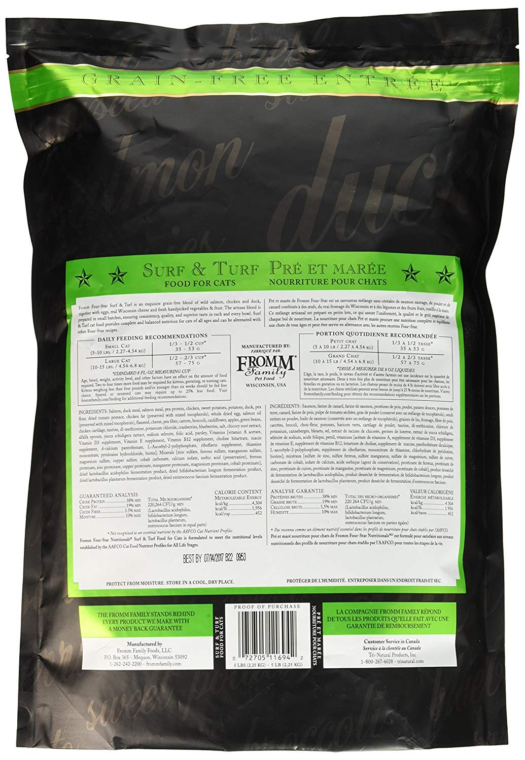 Four-Star Surf & Turf Cat Food, 5 Lb