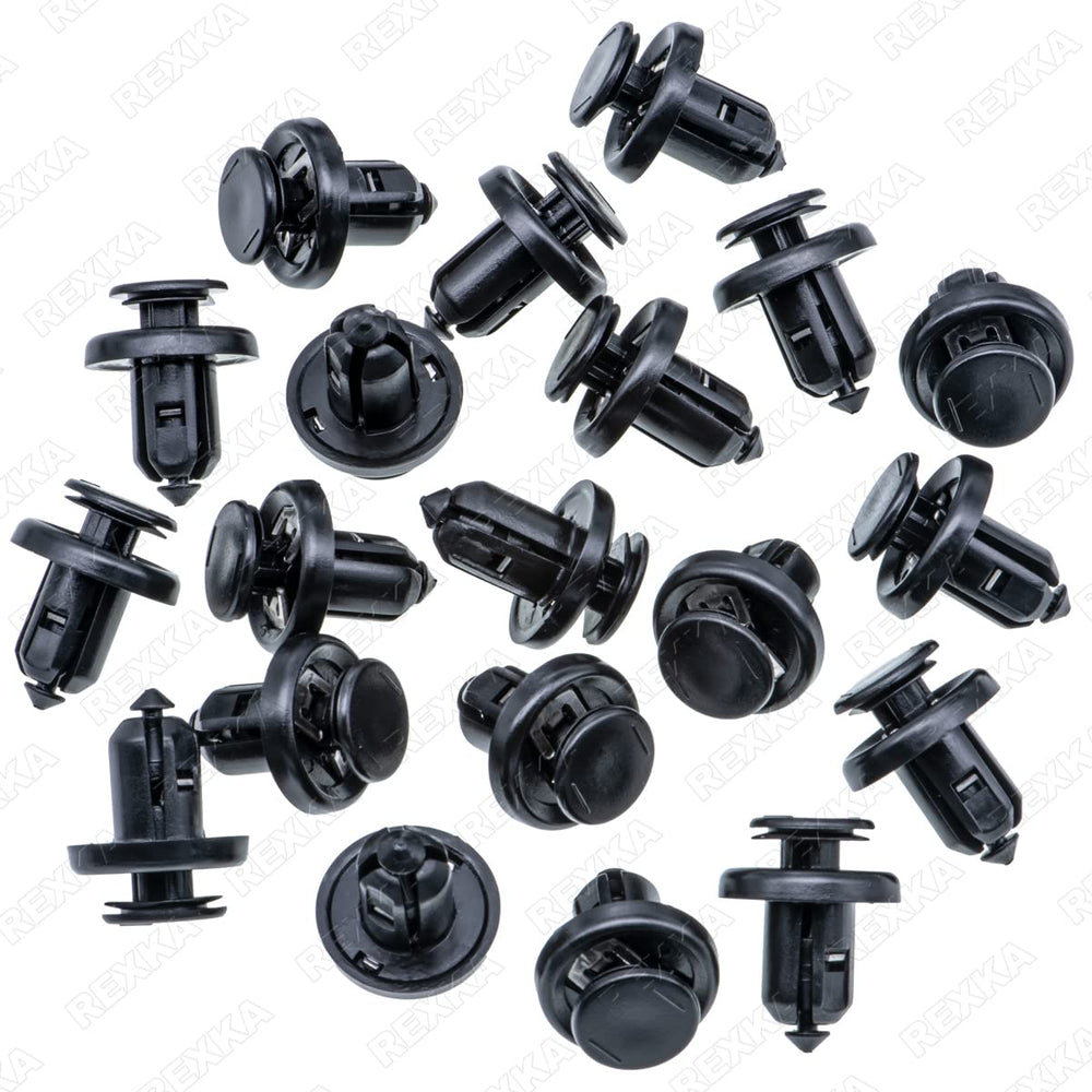 20pcs Bumper Fender Grille Clips Stem Length 13 mm Compatible with Honda Acura 91505-S9A-003 Accord Civic CR-V MDX RDX