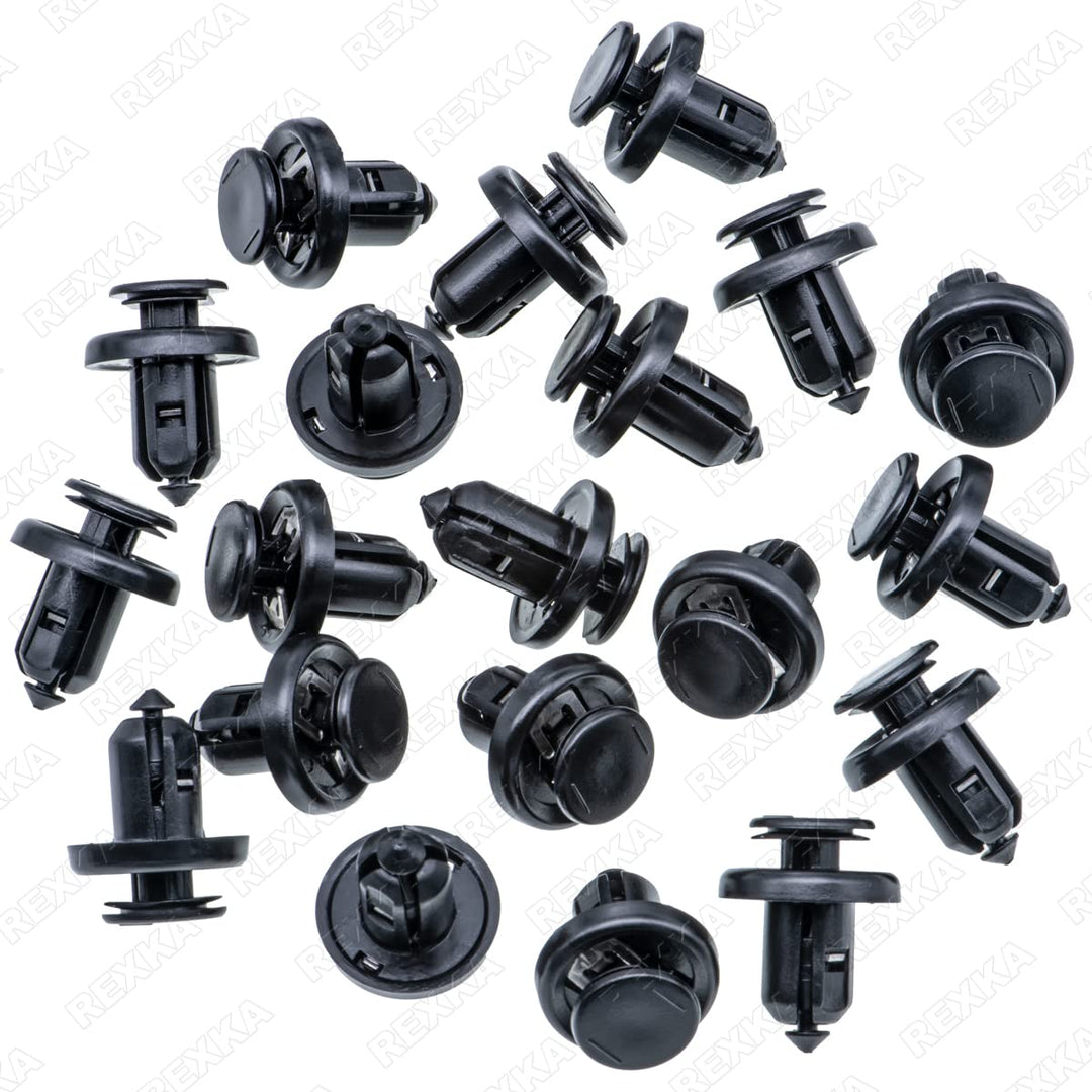 20pcs Bumper Fender Grille Clips Stem Length 13 mm Compatible with Honda Acura 91505-S9A-003 Accord Civic CR-V MDX RDX