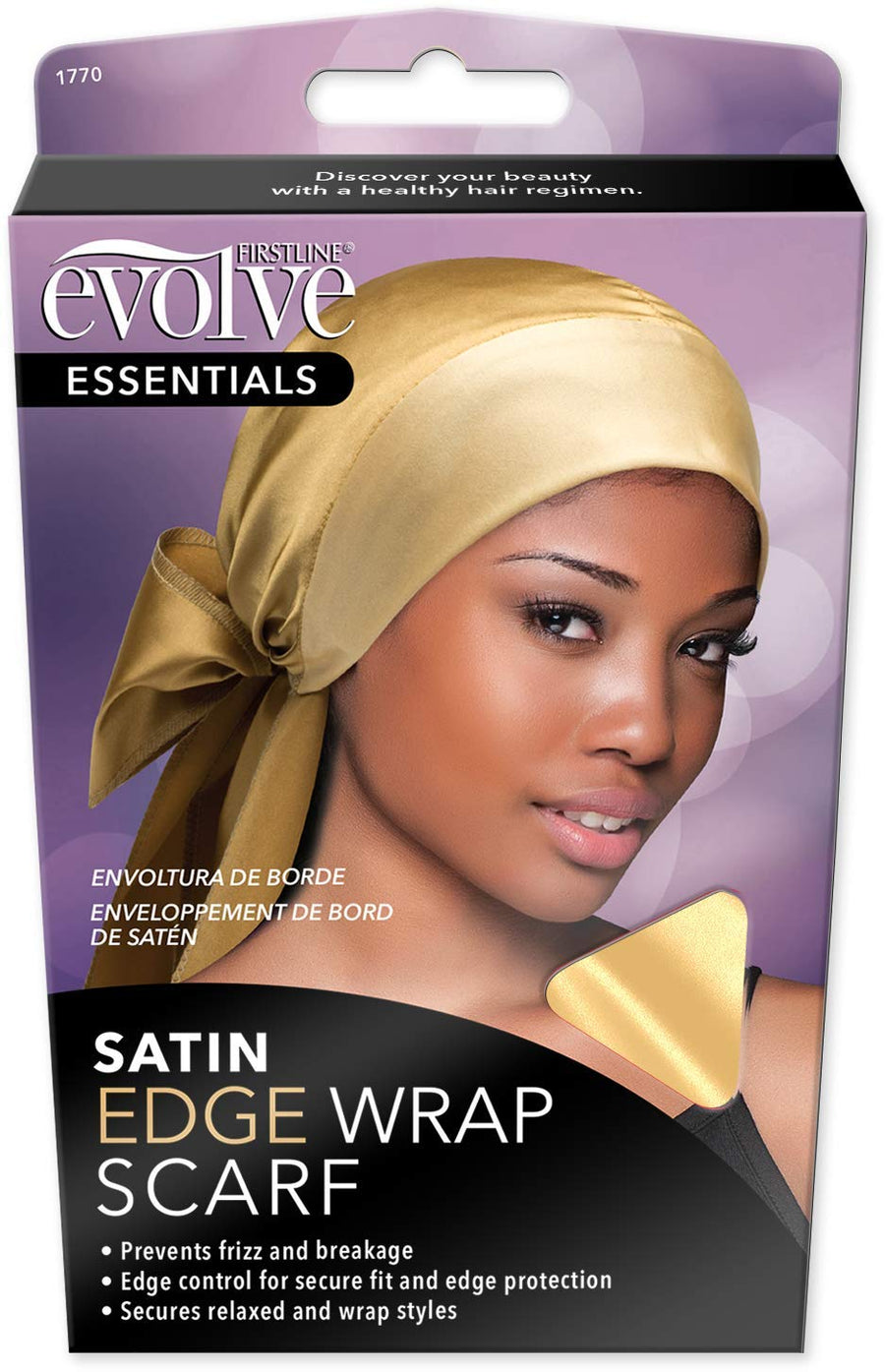 Firstline Essentials Satin Edge Wrap Scarf