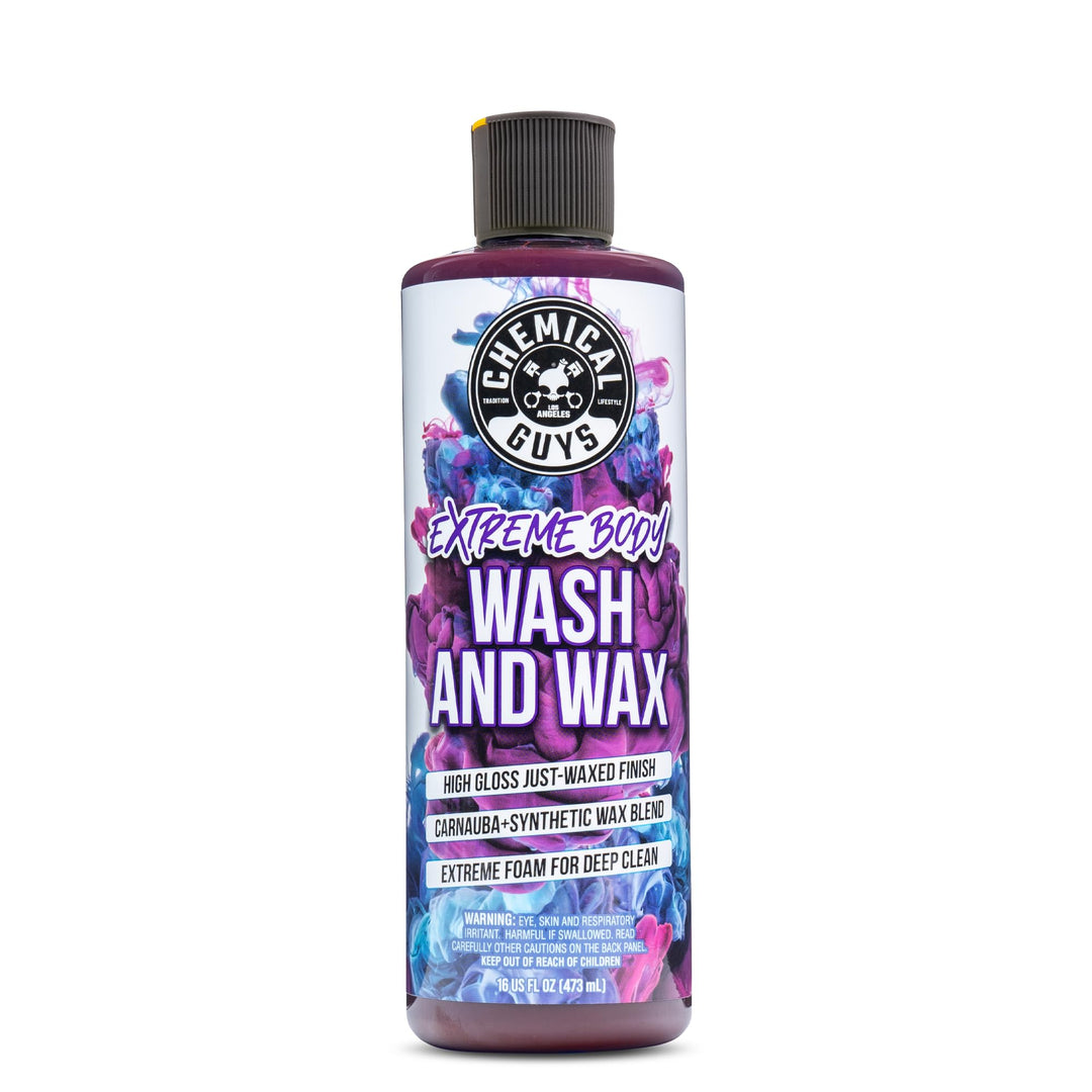 CWS20716 Extreme Bodywash & Wax Foaming Car Wash Soap, (Works with Foam Cannons, Foam Guns or Bucket Washes) Safe for Cars, Trucks, Motorcycles, RVs & More, 16 fl oz, Grape Scent
