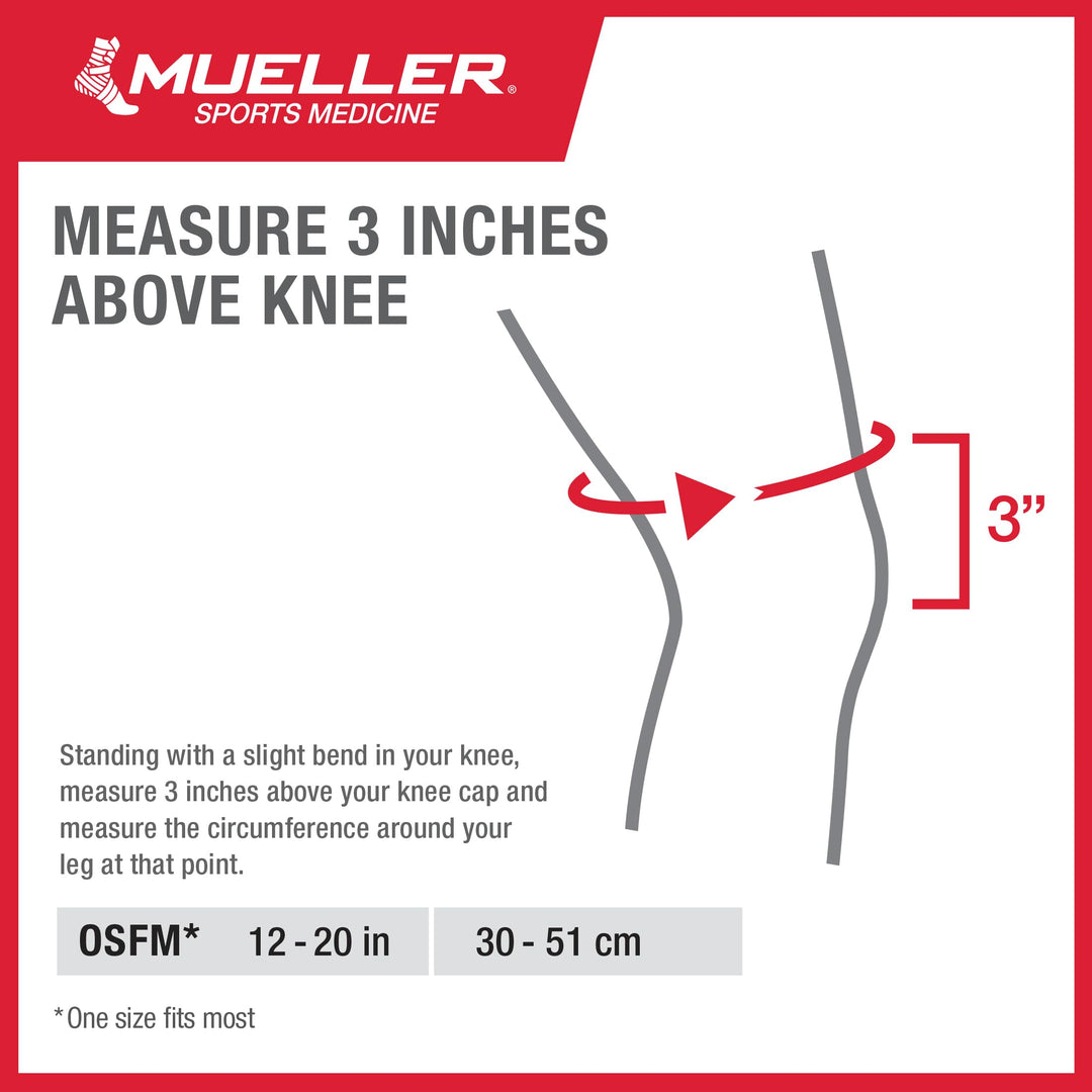 Sports Medicine Self Adjusting Hinged Knee Brace, Knee Pain Relief Support for Men and Women, Ideal for Arthritis, Sprains, Black, One Size