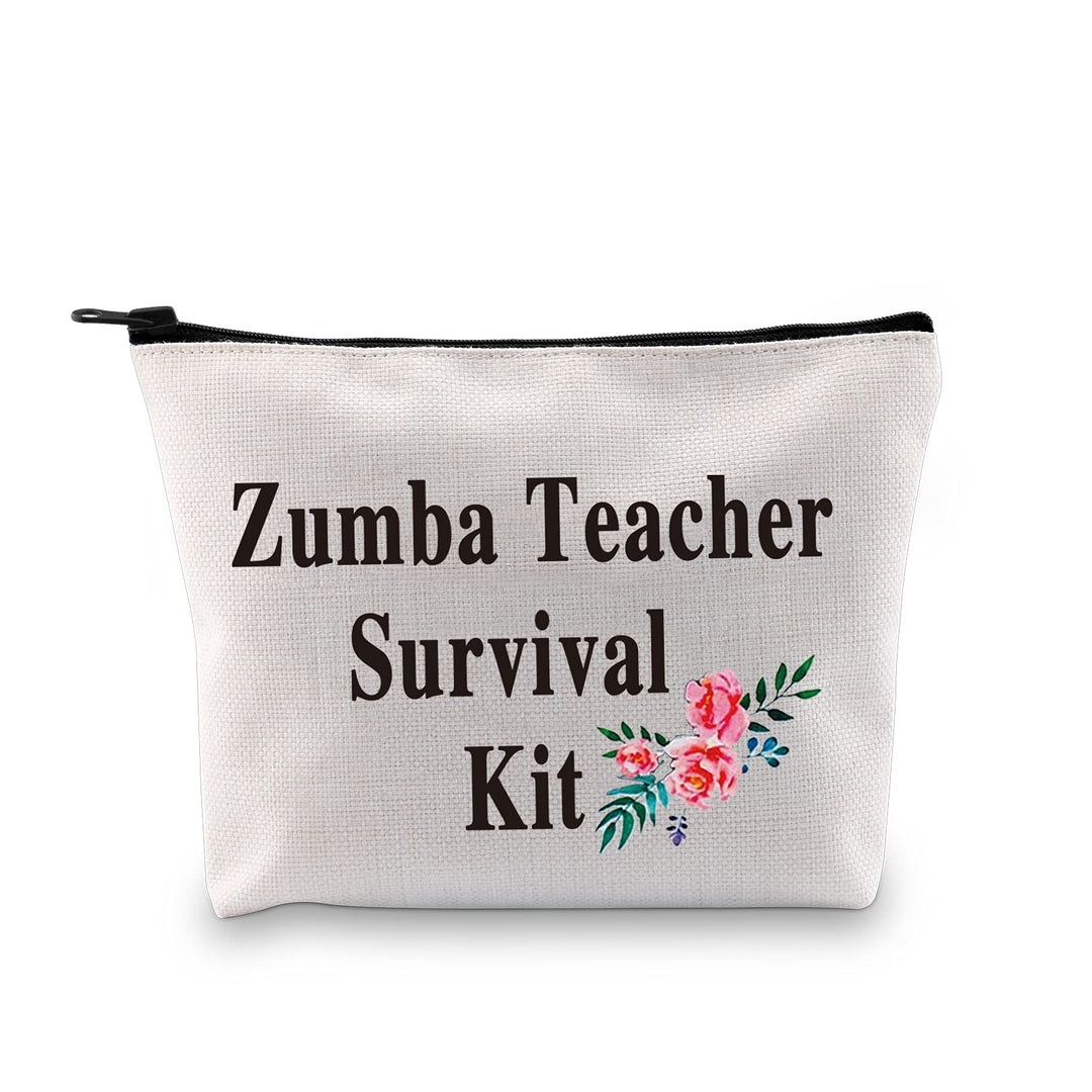 Zumba Teacher Survival Kit Makeup Bag Zumba Teacher Gift Dance Teacher Gift Teacher Bag (Zumba Teacher)