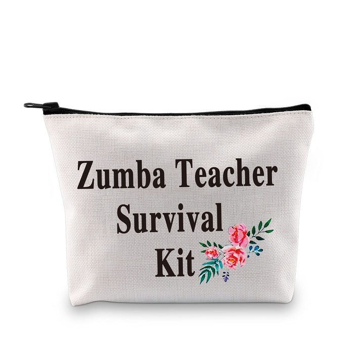 Zumba Teacher Survival Kit Makeup Bag Zumba Teacher Gift Dance Teacher Gift Teacher Bag (Zumba Teacher)