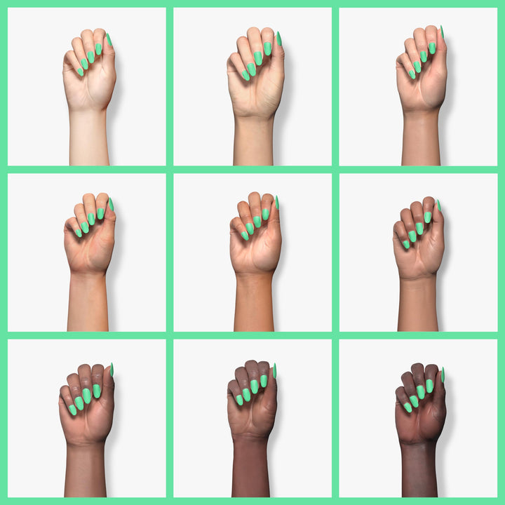 duri Nail Polish, 112S Pie In The Sky, Pastel Mint Green, Semi Matte, 0.5 fl.oz.